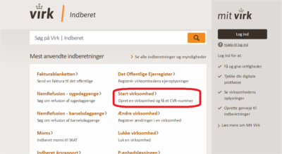Man går igennem en række simple trin på Virk.dk for at blive CVR registreret. Det tager omkring 10 minutter.